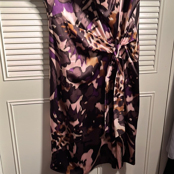 Dress, Escada, Silk LowCut, Slinky , Side Tie! Size 12-14, ( 44) Lined! 5 Star ! - Picture 3 of 6